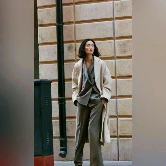 🔥🔥Zara Wool Blend belted coat - Picture 3 of 9